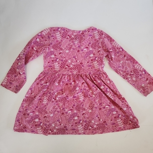 Miss Pink Long Sleeve Floral Flare Girls Dress 3T - Picture 5 of 6